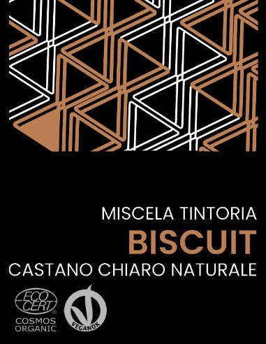 Henné Biscuit Castano Chiaro Naturale Bio - tinta vegetale
