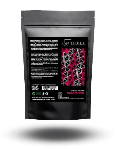 Henné Chili Pepper Rosso Ciliegia Intenso Bio - tinta vegetale