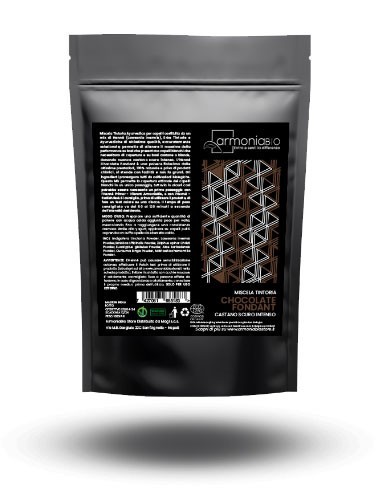 Tinta Vegetale Castano Scuro Intenso Bio - Henné Chocolate Fondant Castano 