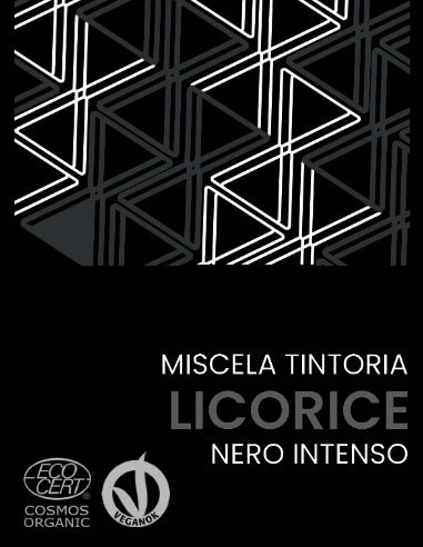Henné Licorice Nero Intenso Bio - tinta vegetale