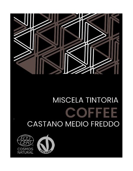 Henné Coffee Castano Medio Freddo Bio- tinta vegetale